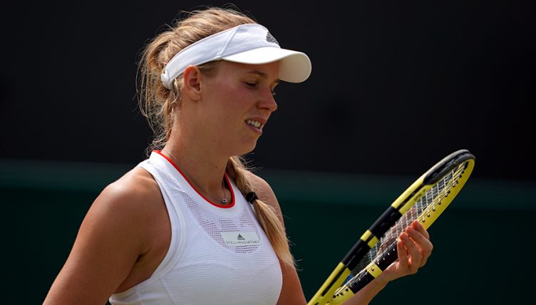 Caroline Wozniacki unhappy at Wimbledon