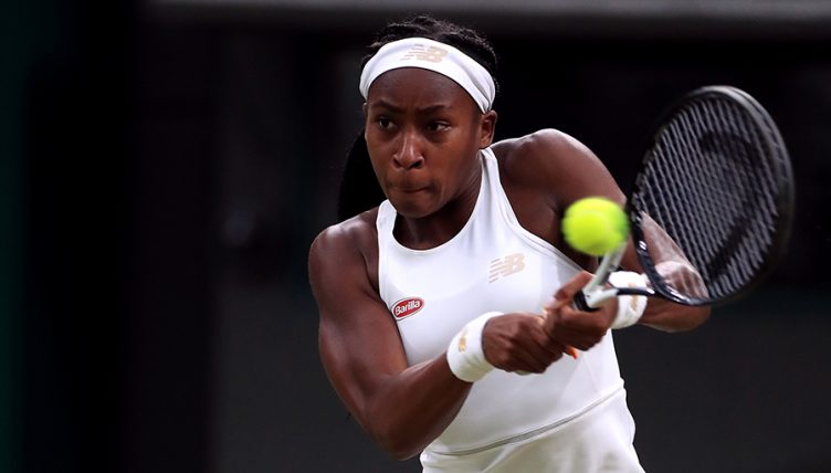 Coco Gauff backhand