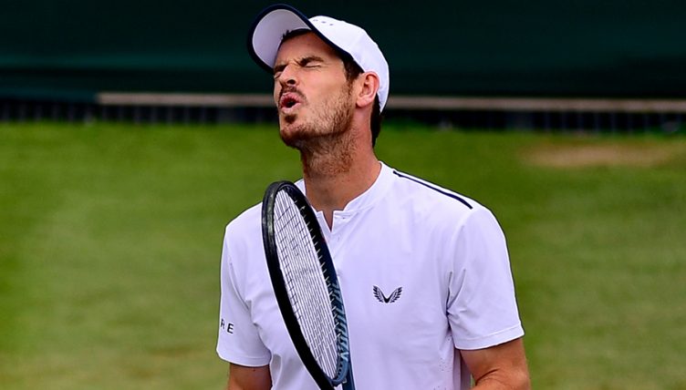 Andy Murray agony at Wimbledon