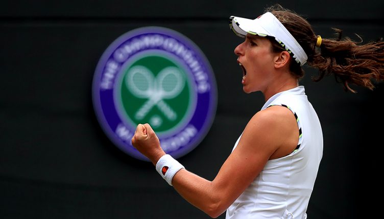 Johanna Konta at Wimbledon