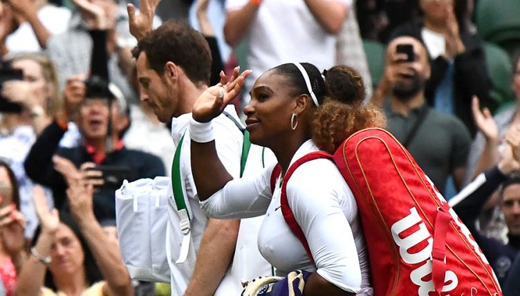 Andy Murray and Serena Williams at Wimbledon