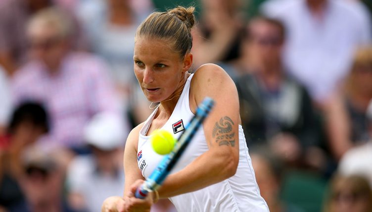 Karolina Pliskova at Wimbledon