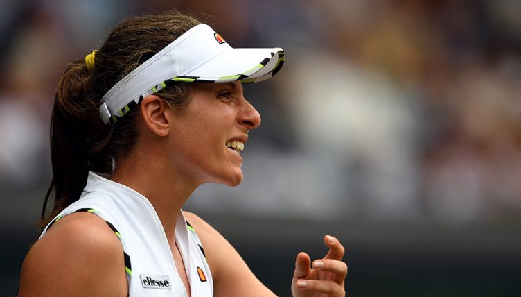 Johanna Konta unhappy