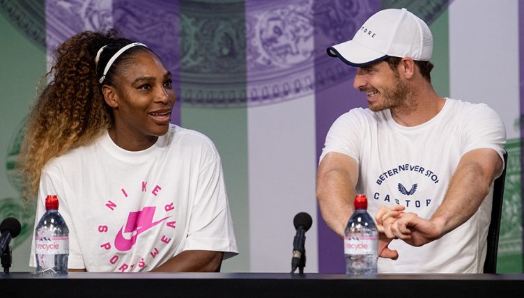 Andy Murray and Serena Williams press conference