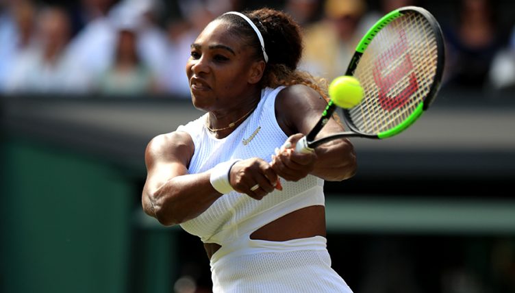 Serena Williams backhand Wimbledon