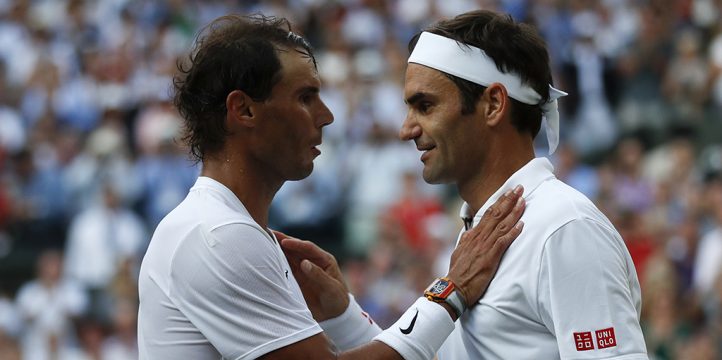 Roger Federer and Rafael Nadal