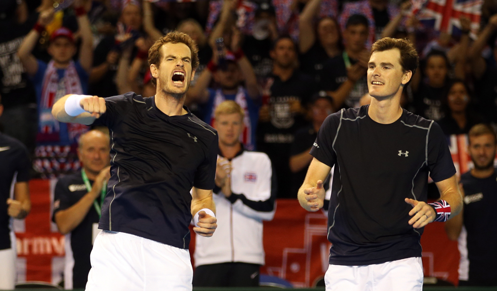 Andy Murray and Jamie Murray