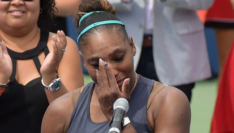 Serena Williams distressed at Rogers Cup