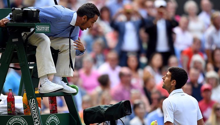 Damien Steiner Wimbledon final umpire