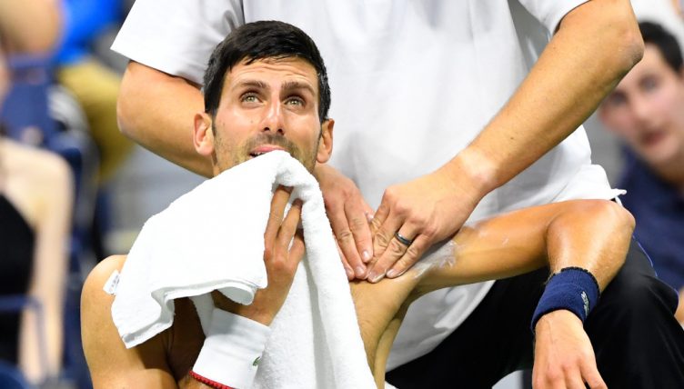 Novak Djokovic shoulder injury
