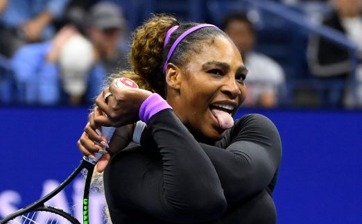Serena Williams in a twist