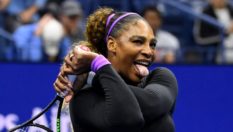 Serena Williams in a twist
