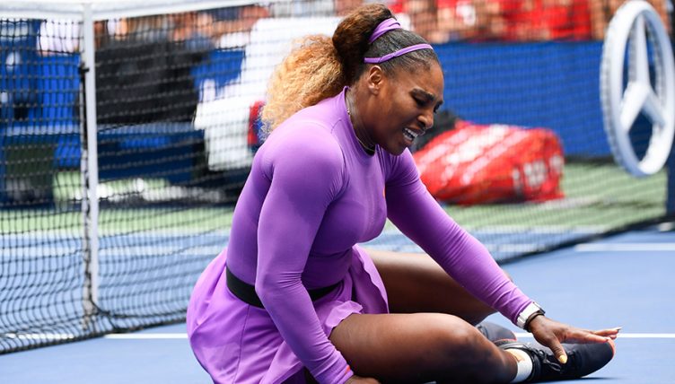 Serena Williams injured at US Open