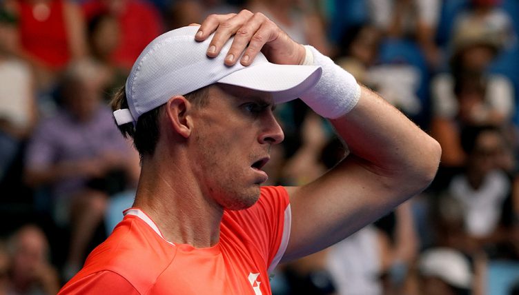 Kevin Anderson looking glum