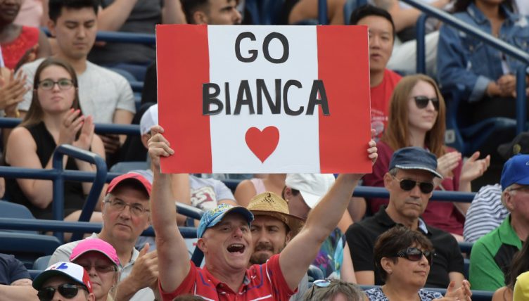 Bianca Andreescu and Canada fans