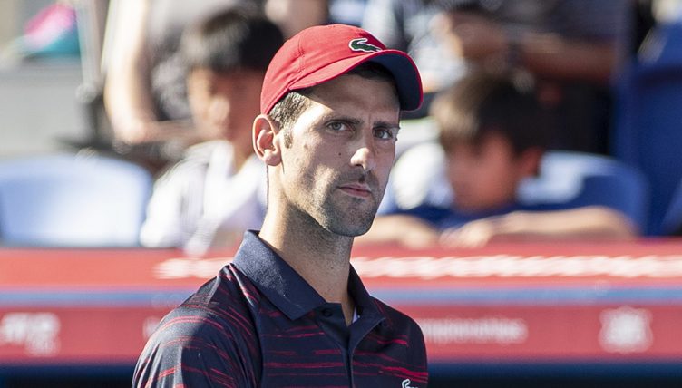Novak Djokovic at Japan Open