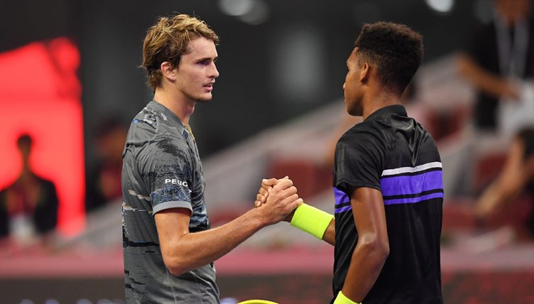 Alexander Zverev and Felix Auger-Aliassime