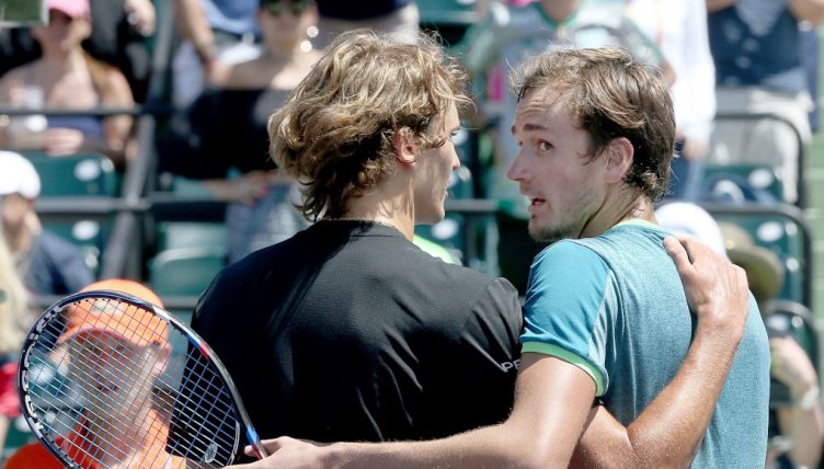 Alexander Zverev and Daniil Medvedev