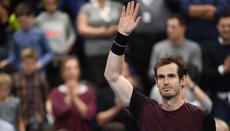 Andy Murray salutes Antwerp crowd