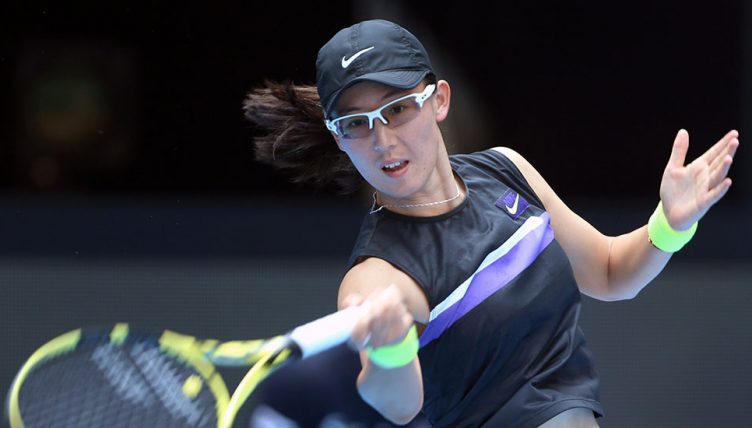 Zheng Saisai - impressing at WTA Elite Trophy