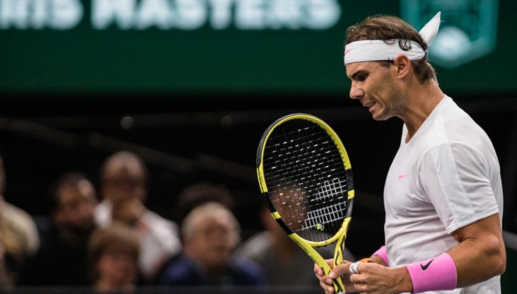 Rafael Nadal at Paris Masters