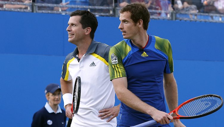 Andy Murray and Tim Henman