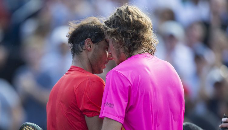 Rafael Nadal and Stefanos Tsitsipas