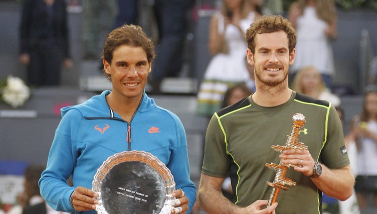 Rafael Nadal and Andy Murray