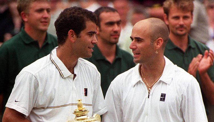 Pete Sampras and Andre Agassi - golden age of American tennis