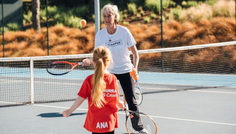 Judy Murray and Ana Palmer at The Campus