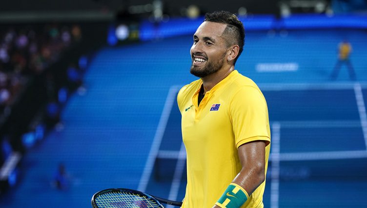 Nick Kyrgios at ATP Cup