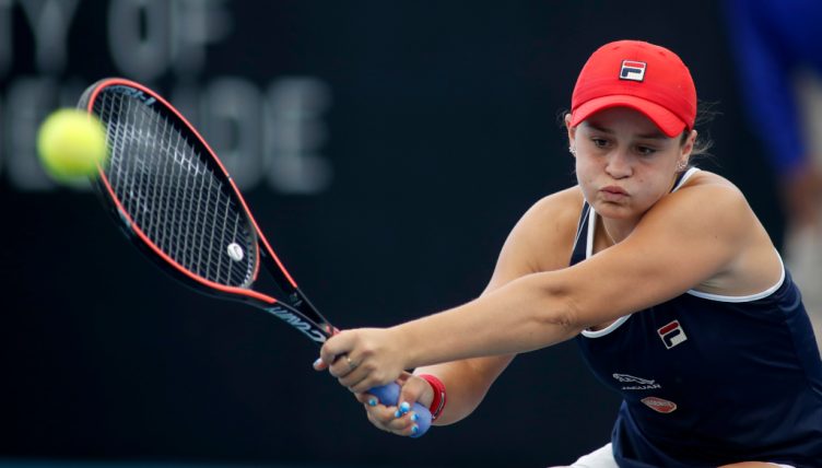 Ashleigh Barty double-handed forehand
