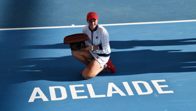 Ashleigh Barty Adelaide International champion
