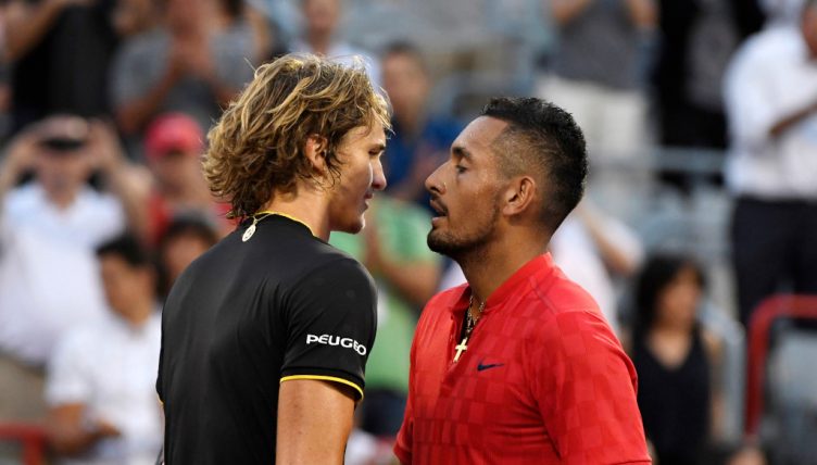 Alexander Zverev and Nick Kyrgios
