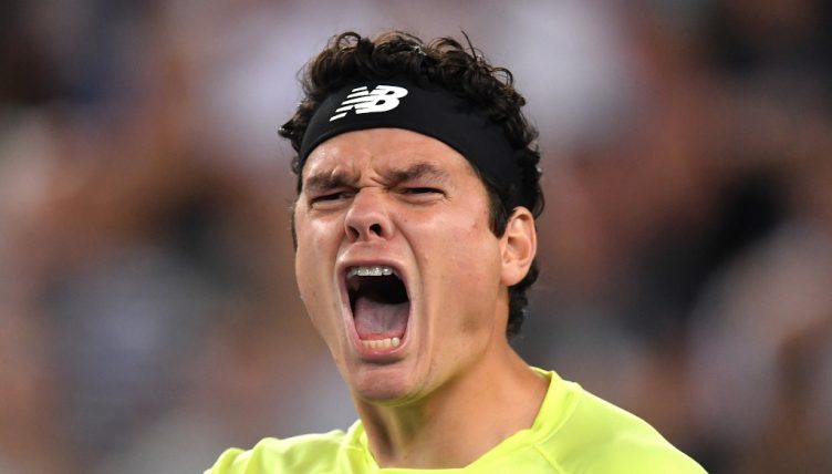 A happy Milos Raonic