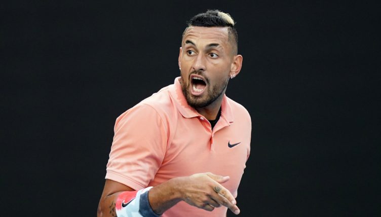 Nick Kyrgios talking
