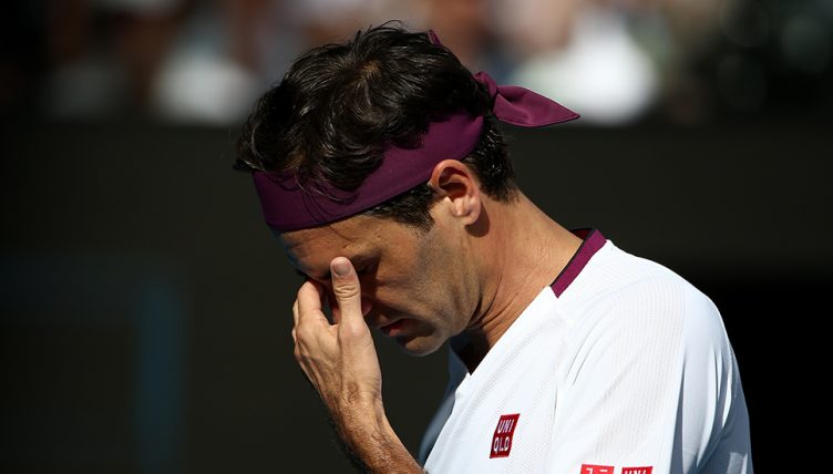 Roger Federer facepalm