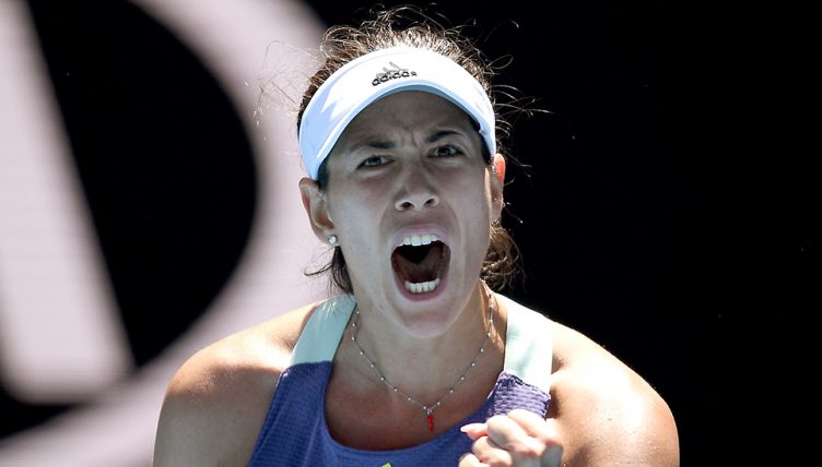 Garbine Muguruza roars