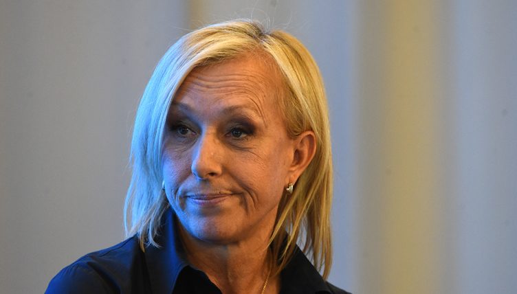 Martina Navratilova - standing by Margaret Court statement