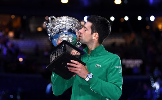 Novak Djokovic 2020 Australian Open champion