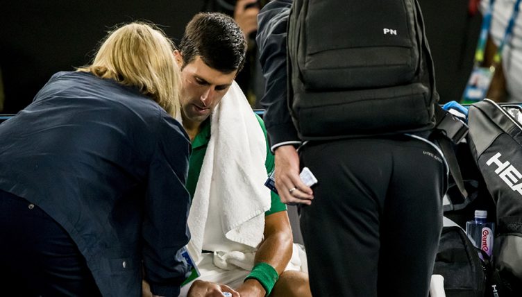 Novak Djokovic medical timeout