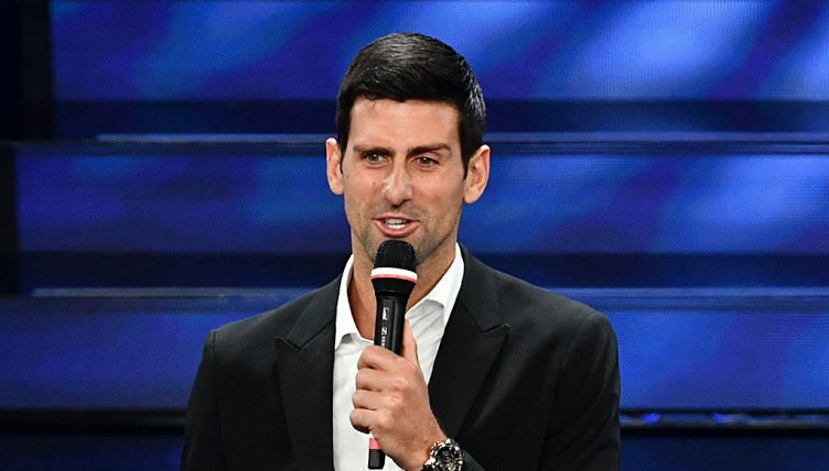 Novak Djokovic singing