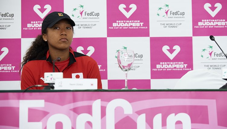 Naomi Osaka at Fed Cup