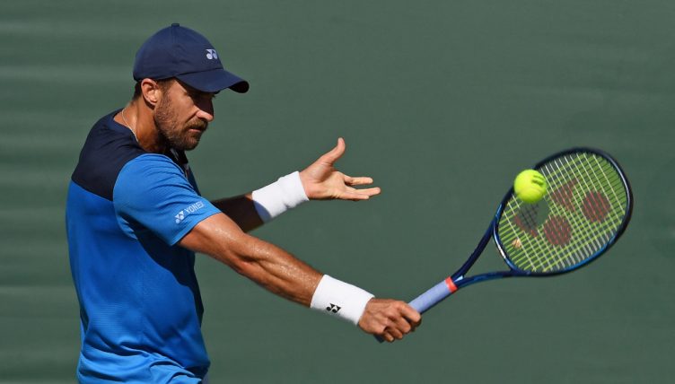 Steve Johnson in action