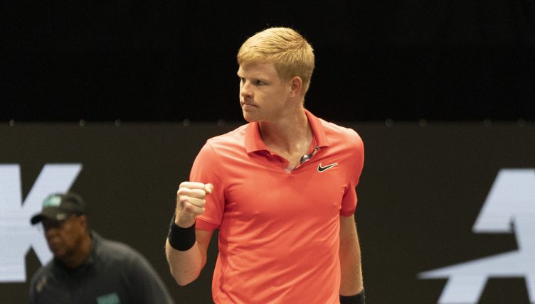Kyle Edmund in action
