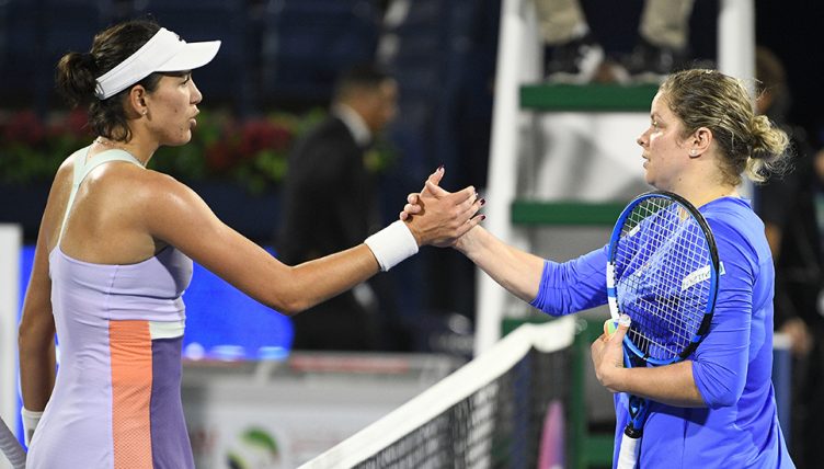 Kim Clijsters and Garbine Muguruza