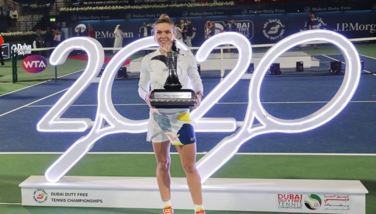 Simona Halep Dubai champion
