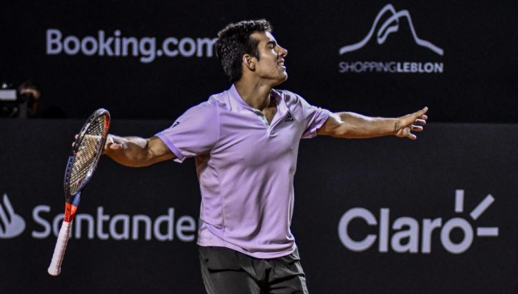 Cristian Garin celebrations