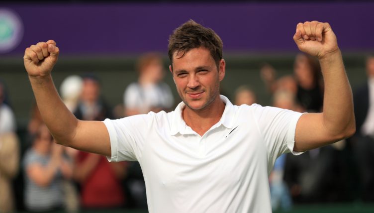Marcus Willis celebrates