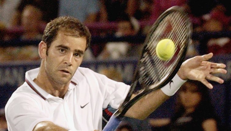 A Pete Sampras backhand